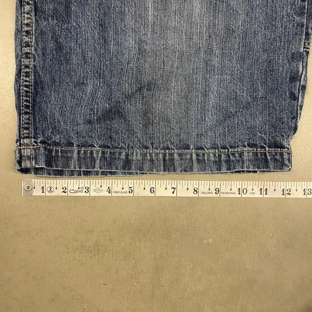Baggy Y2K ecko unltd jean shorts 36
